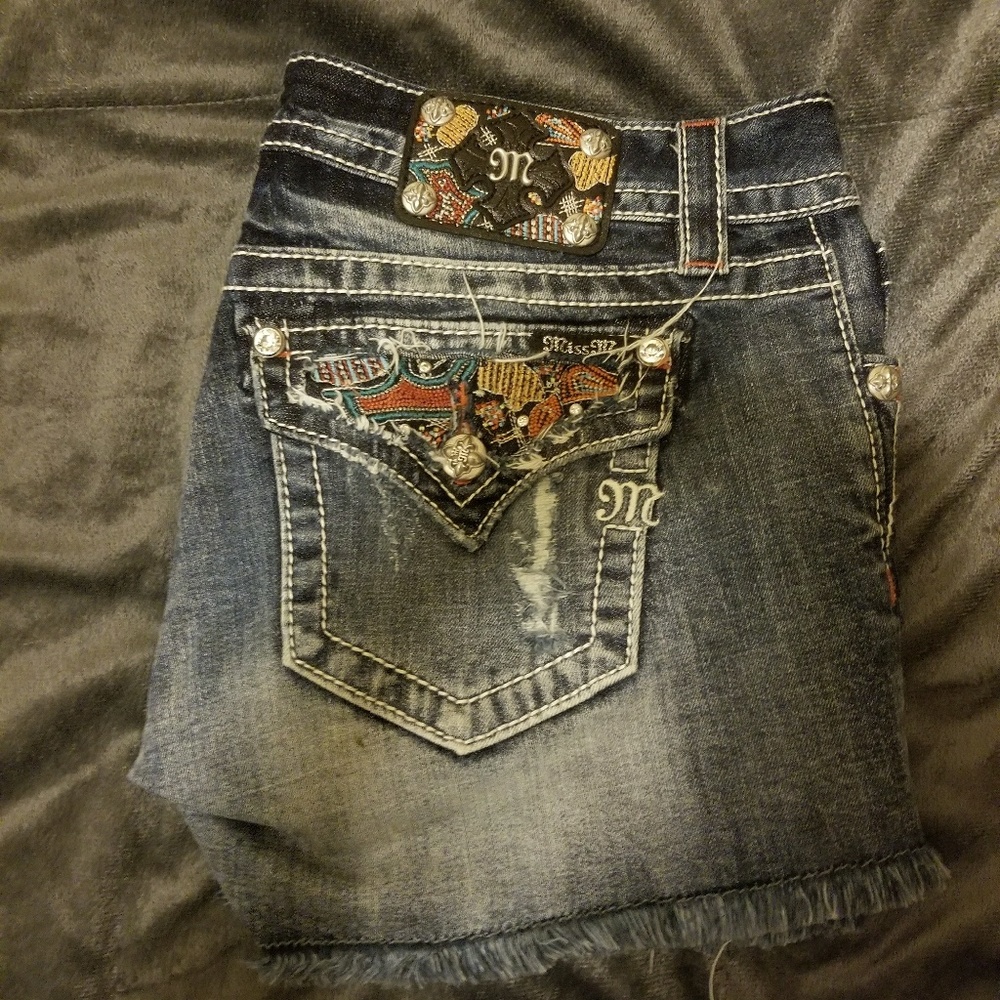 Miss Me Jean shorts size